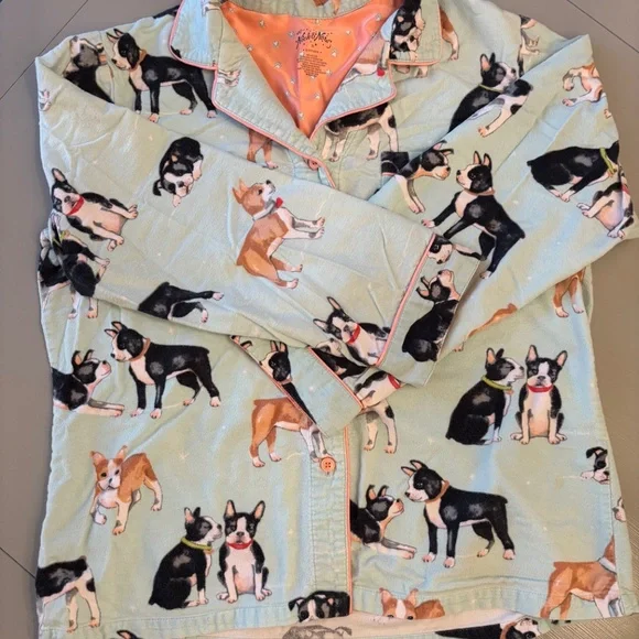 Nick & Nora Dog Print Pajamas Set - Picture 2 of 8
